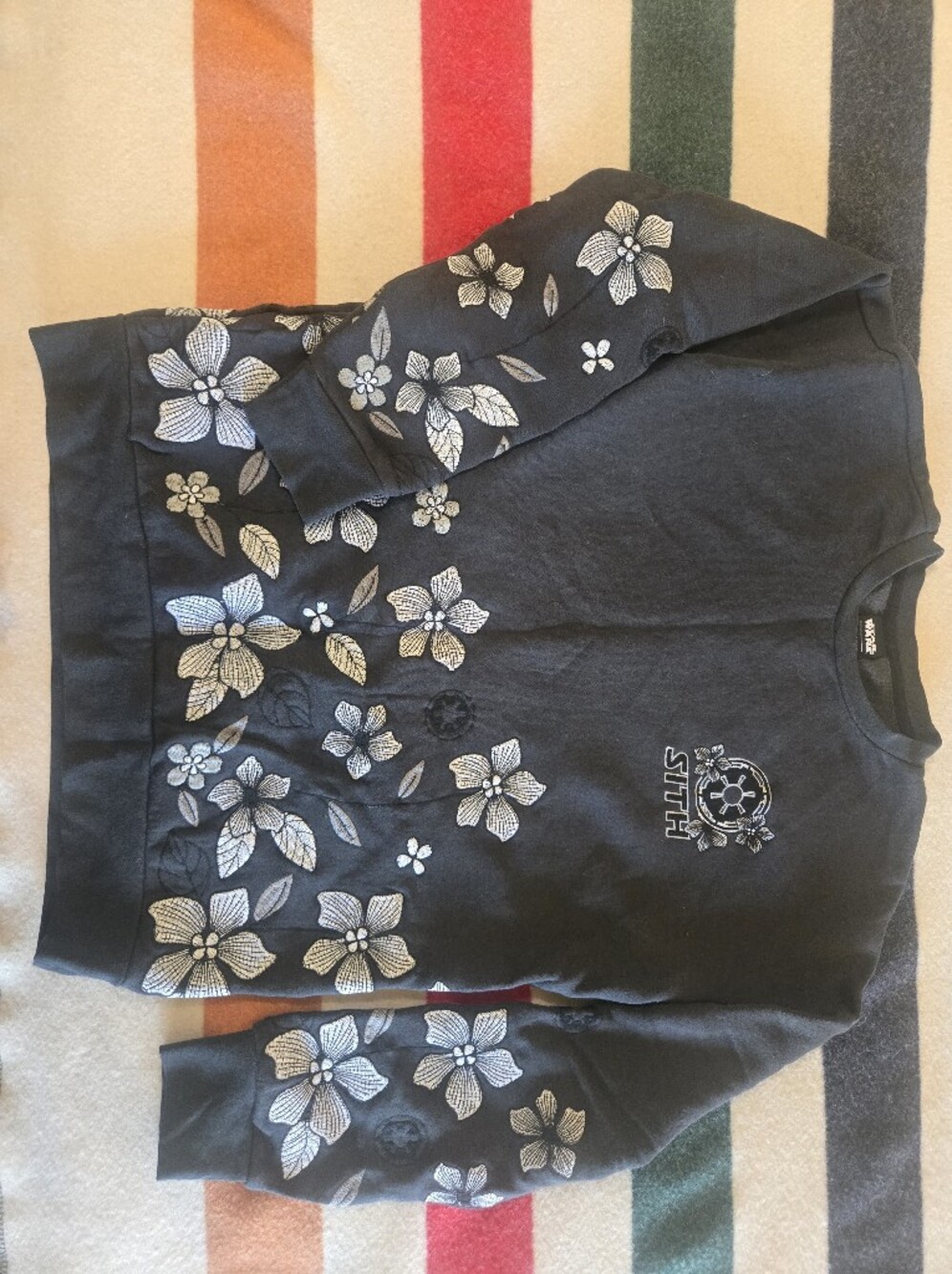 Star Wars Sith Embroidery Floral Sweatshirt
